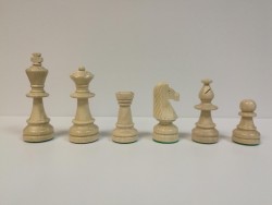 Фигуры деревянные шахматные "Стаунтон №6" с утяжелителем (Маdon)